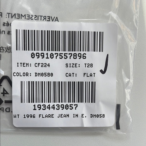 J Crew 96 Flare Jeans‎ Womens 28 Tall Ivory - Picture 11 of 11